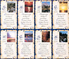 Serenity with Creation - 8 Card Series